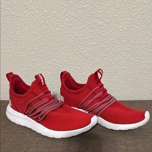 Adidas Men’s Red CloudFoam slip on shoes- size 8.5